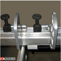 Алюминиевый фронтальный телескопический поворотный упор с линейкой и с двумя откидными упорами. фото №9 Алюминиевый фронтальный телескопический поворотный упор с линейкой и с двумя откидными упорами. фото №9